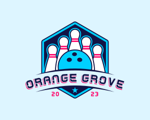 Bowling Sports Championship logo design