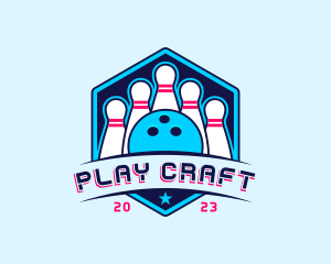 Bowling Sports Championship logo design