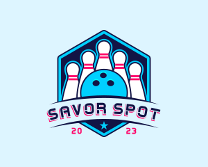 Bowling Sports Championship logo design