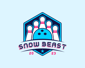 Bowling Sports Championship logo design