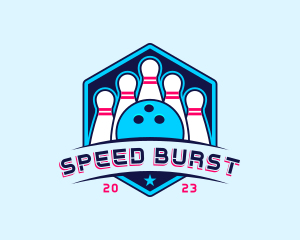 Bowling Sports Championship logo design