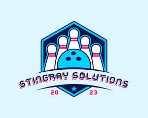 Bowling Sports Championship logo design