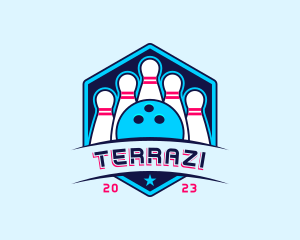 Bowling Sports Championship logo design