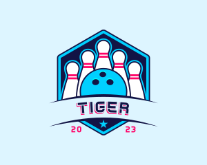 Bowling Sport League logo design