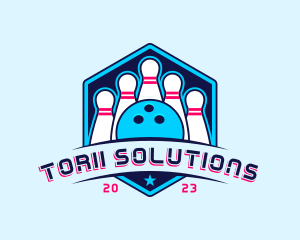 Bowling Sports Championship logo design