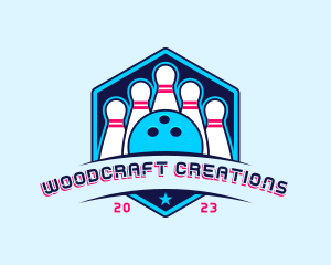 Bowling Sports Championship logo design