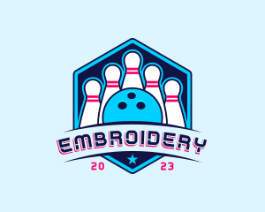 Bowling Sports Championship logo design