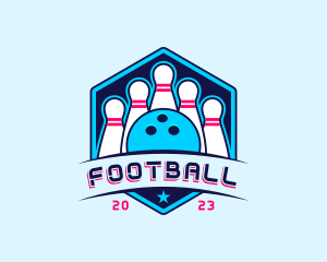 Badge - Bowling Sport League logo design