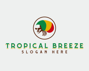 Jamaican Rasta Hat logo design