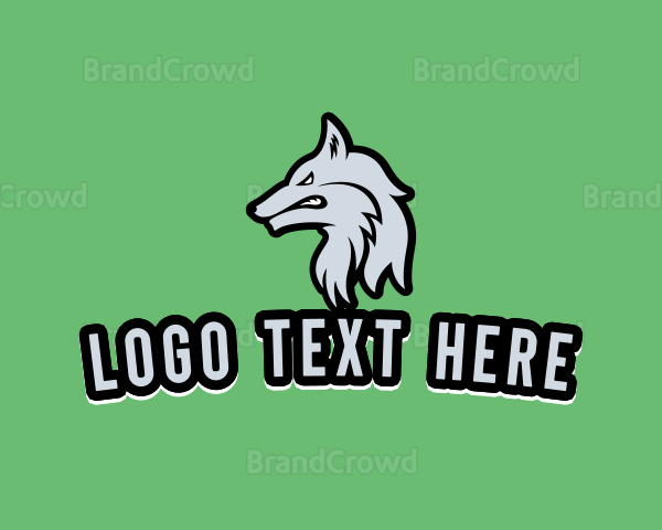 Wild Wolf Animal Logo