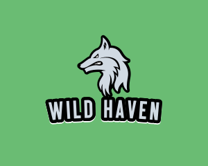 Wild Wolf Animal logo design