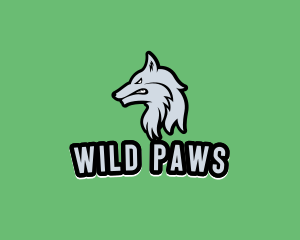 Wild Wolf Animal logo design