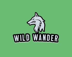 Wild Wolf Animal logo design