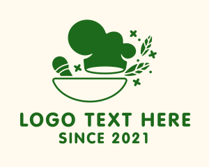 Flavor - Chef Herb Bowl logo design