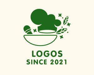 Culinary - Chef Herb Bowl logo design