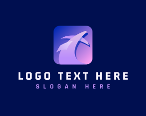 Minimalist - Plane Flight Airline logo design