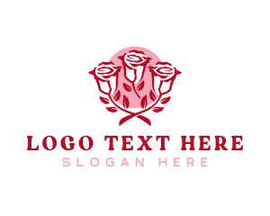Petals - Sweet Love Roses logo design