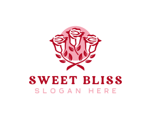 Sweet Love Roses logo design