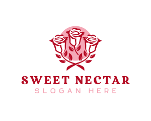 Sweet Love Roses logo design