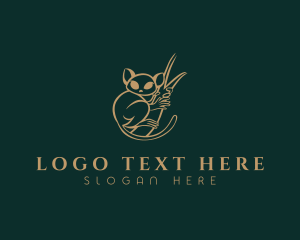 Clothing Store - Luxurious Primate Tarsier logo design