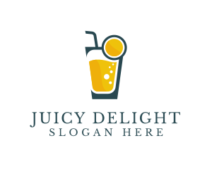 Juicy - Fruit Juice Bar logo design