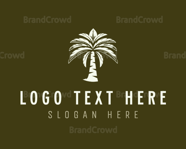 Palm Tree Planting Logo