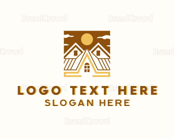 Home Roofing Property Logo