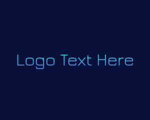 Text - Technological Wordmark Text Font logo design