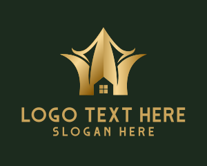Heritage - Golden Crown Realty logo design