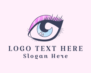 Eyelash Extension - Beauty Eyeshadow Eye logo design