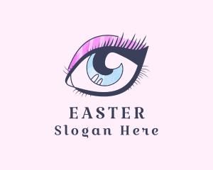 Watercolor - Beauty Eyeshadow Eye logo design