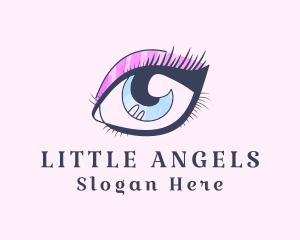 Eyelash Extension - Beauty Eyeshadow Eye logo design