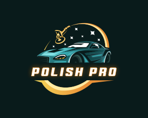 Polish - Car Auto Polish logo design