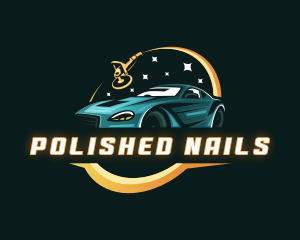 Car Auto Polish logo design