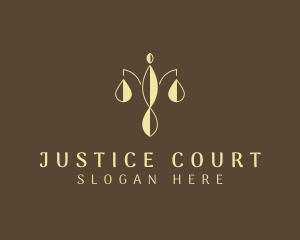 Court - Court Scale Law Firm logo design