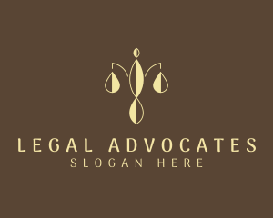 Court Scale Law Firm logo design