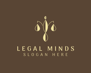 Jurist - Court Scale Law Firm logo design