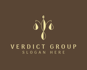 Court Scale Law Firm logo design