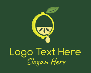 Organic - Organic Lemon Droplet logo design