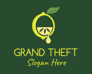 Organic - Organic Lemon Droplet logo design