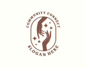 Outreach - Hand Outreach Community logo design