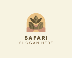 Indoor Plant Leaf Logo