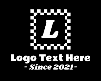 Checkerboard Letter Logo
