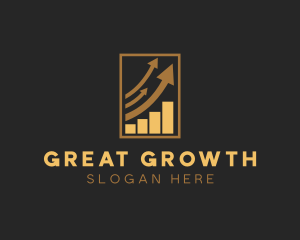 Finance Growth Analytics logo design