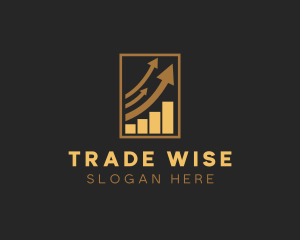 Trader - Finance Growth Consultant logo design