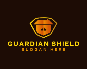 Secure - Home Security Shield logo design