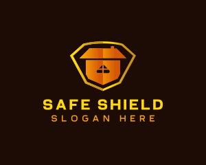 Home Security Shield logo design