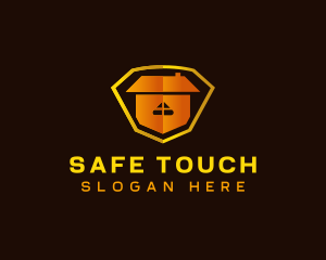 Home Security Shield logo design