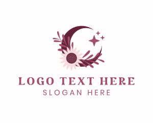 Fashion - Floral Moon Boutique logo design