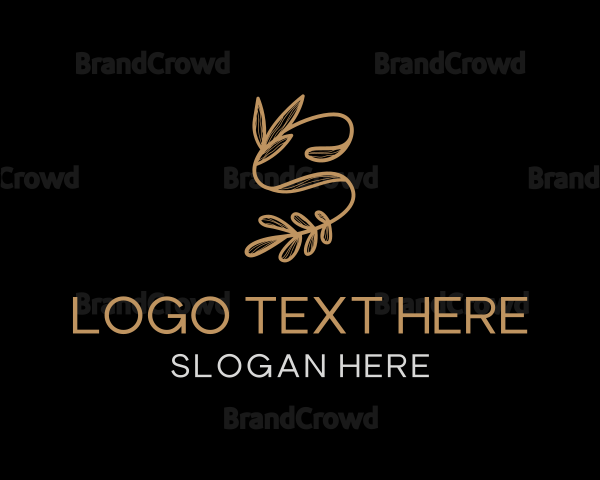 Elegant Foliage Letter S Logo